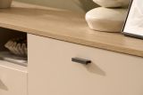 Sideboard Ingar in Kaschmir und Eiche Kommode 205 cm, Soft-Close