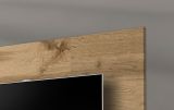 TV-Lowboard Set Public in Wotan Eiche, Flat-TV Unterschrank h�ngend mit Akustikpaneel, 180 cm