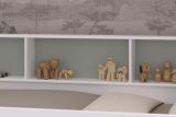 Parisot Etagenbett Leo in wei� Kinder und Jugendzimmer Hochbett 90 x 200 cm