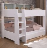 Parisot Etagenbett Leo in wei� Kinder und Jugendzimmer Hochbett 90 x 200 cm