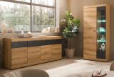 Sideboard Assina in Evoke Eiche und grau matt Kommode 200 cm, Soft-Close