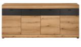 Sideboard Assina in Evoke Eiche und grau matt Kommode 200 cm, Soft-Close