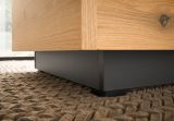Couchtisch Assina in Evoke Eiche und grau matt Beistelltisch quadratisch 75 x 75 cm