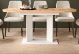 Esstisch Anton in Artisan Eiche und wei� K�chentisch ausziehbar 130 - 170 x 70 cm