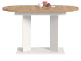 Esstisch Anton in Artisan Eiche und wei� K�chentisch ausziehbar 130 - 170 x 70 cm