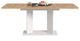 Esstisch Anton in Artisan Eiche und wei� Tisch ausziehbar 150 - 190 x 90 cm