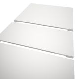 Esstisch Home-X in wei� und kaschmir Tisch ausziehbar 150 - 190 cm
