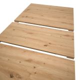 Esstisch Home-X in Artisan Eiche und kaschmir Tisch ausziehbar 150 - 190 cm