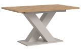 Esstisch Home-X in Artisan Eiche und kaschmir Tisch ausziehbar 150 - 190 cm