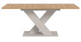 Esstisch Home-X in Artisan Eiche und kaschmir Tisch ausziehbar 150 - 190 cm