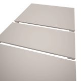 Esstisch Home-X in kaschmir und Artisan Eiche Tisch ausziehbar 150 - 190 cm