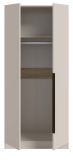 Kleiderschrank Swan in kaschmir Dreht�renschrank 2-t�rig 80 x 181 cm
