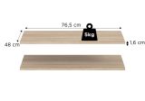 Kleiderschrank Swan in kaschmir Dreht�renschrank 2-t�rig 80 x 181 cm