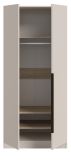 Kleiderschrank Swan in kaschmir Dreht�renschrank 2-t�rig 80 x 181 cm