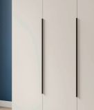 Kleiderschrank Swan in kaschmir Dreht�renschrank 3-t�rig 120 x 181 cm