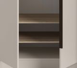 Kleiderschrank Swan in kaschmir Dreht�renschrank 3-t�rig 120 x 181 cm