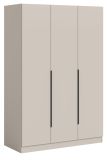Kleiderschrank Swan in kaschmir Dreht�renschrank 3-t�rig 120 x 181 cm