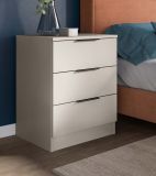 Nachttisch Set Swan in kaschmir 2x Nachtkommode in Komforth�he 45 x 60 cm