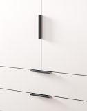 Kleiderschrank Swan in wei� W�scheschrank 2-t�rig 80 x 140 cm