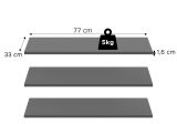 Kleiderschrank Swan in grau W�scheschrank 2-t�rig 80 x 140 cm