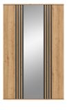 Kleiderschrank Bj�rke in Artisan Eiche und grau Dreht�renschrank mit Spiegel 120 x 192 cm