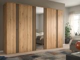 Kleiderschrank Bj�rke in Artisan Eiche und grau Dreht�renschrank mit Spiegel 280 x 192 cm
