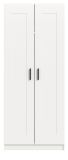 Kleiderschrank Jondal in wei� Dreht�renschrank 2-t�rig skandinavisch 80 x 194 cm