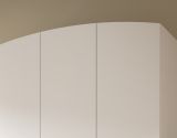 Kleiderschrank Aurora in wei� und Artisan Eiche Dreht�renschrank skandinavisch 122 x 198 cm