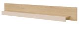 Wandboard Design-D in Kaschmir und Cremona Eiche Wandregal 150 cm