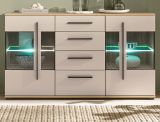 Sideboard Design-D in Kaschmir und Cremona Eiche Kommode 150 cm, mit Soft-Close