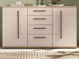 Sideboard Design-D in Kaschmir und Cremona Eiche Kommode 150 cm, mit Soft-Close