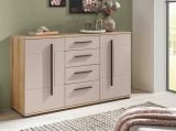 Sideboard Design-D in Kaschmir und Cremona Eiche Kommode 150 cm, mit Soft-Close