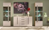 Sideboard Design-D in Kaschmir und Cremona Eiche Kommode 150 cm, mit Soft-Close