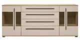 Sideboard Design-D in Kaschmir und Cremona Eiche Kommode 200 cm, mit Soft-Close