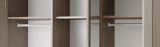 Kleiderschrank Superior in wei� und Sonoma Eiche Kinder-/Jugendzimmer Dreht�renschrank 3-t�rig 135 x 190 cm