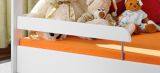 Kinderbett Cave in wei�, Bett aus Kiefernholz mit Rausfallschutz, Liegefl�che 80 x 160 cm