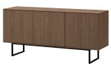TV-Lowboard Breda in Nussbaum 150 x 70 cm, mit Push-to-Open und Komforth�he