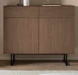 Sideboard Breda in Nussbaum Kommode 115 x 98 cm, mit Push-to-Open