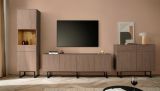 Sideboard Breda in Nussbaum Kommode 115 x 98 cm, mit Push-to-Open