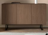 Sideboard Breda in Nussbaum Kommode 150 x 90 cm, mit Push-to-Open