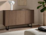 Sideboard Breda in Nussbaum Kommode 150 x 90 cm, mit Push-to-Open