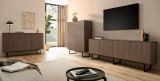 Sideboard Breda in Nussbaum Kommode 150 x 90 cm, mit Push-to-Open