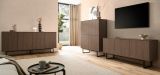 Sideboard Breda in Nussbaum Kommode 200 x 90 cm, mit Push-to-Open