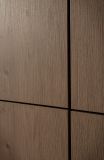 Highboard Breda in Nussbaum Kommode 115 x 137 cm, mit Push-to-Open