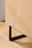 Garderobenschrank Breda in Stone Eiche Garderobe oder gro�er Schuhschrank 58 x 200 cm, mit Push-to-Open