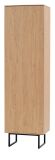 Garderobenschrank Breda in Stone Eiche Garderobe oder gro�er Schuhschrank 58 x 200 cm, mit Push-to-Open