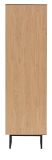 Garderobenschrank Breda in Stone Eiche Garderobe oder gro�er Schuhschrank 58 x 200 cm, mit Push-to-Open