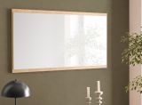 Garderobenspiegel Breda in Stone Eiche Wandspiegel 105 x 58 cm