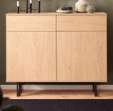 Flurkommode Breda in Stone Eiche Schuhschrank 115 x 98 cm, mit Push-to-Open