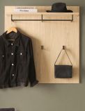Garderobenpaneel Breda in Stone Eiche Wandgarderobe 90 x 90 cm